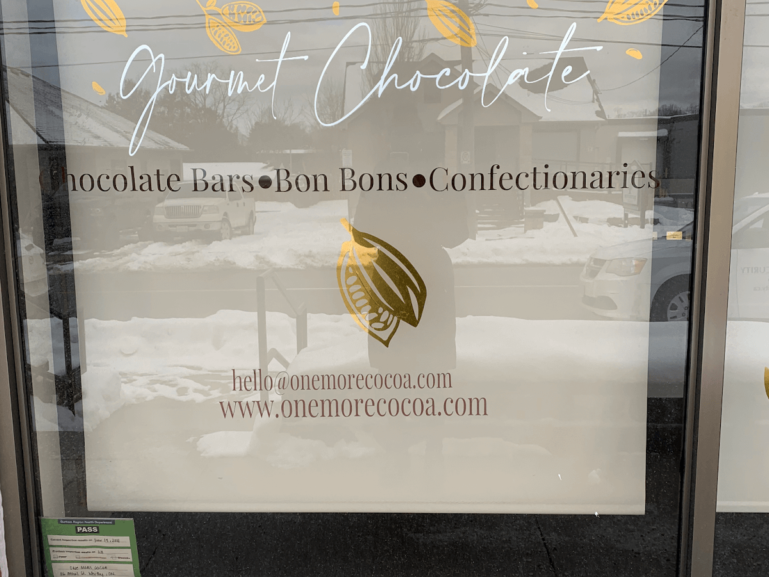 One More Cocoa storefront in Durham Region